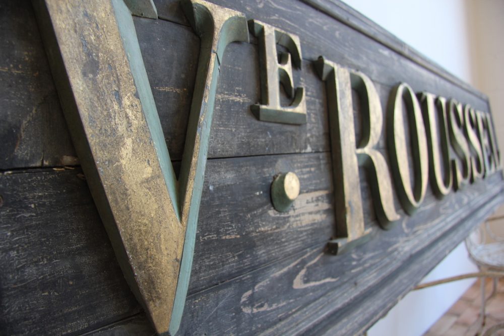 Zinc And Wood Sign - Image 2