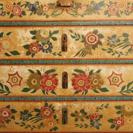 Hand Painted Commode