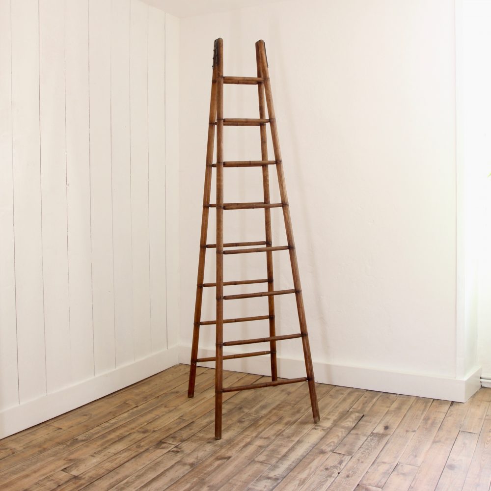 Faux Bamboo Library Ladder